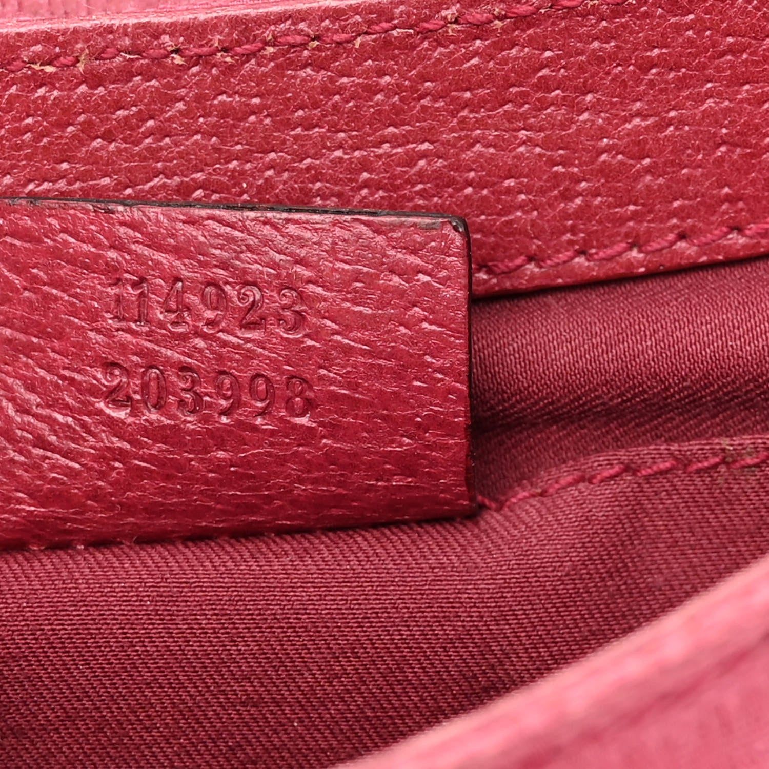 Gucci Monogram Horsebit Clutch Pink 7 of 12