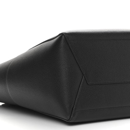 Celine Soft Grained Calfskin Sangle Bucket Bag Black 7 of 9