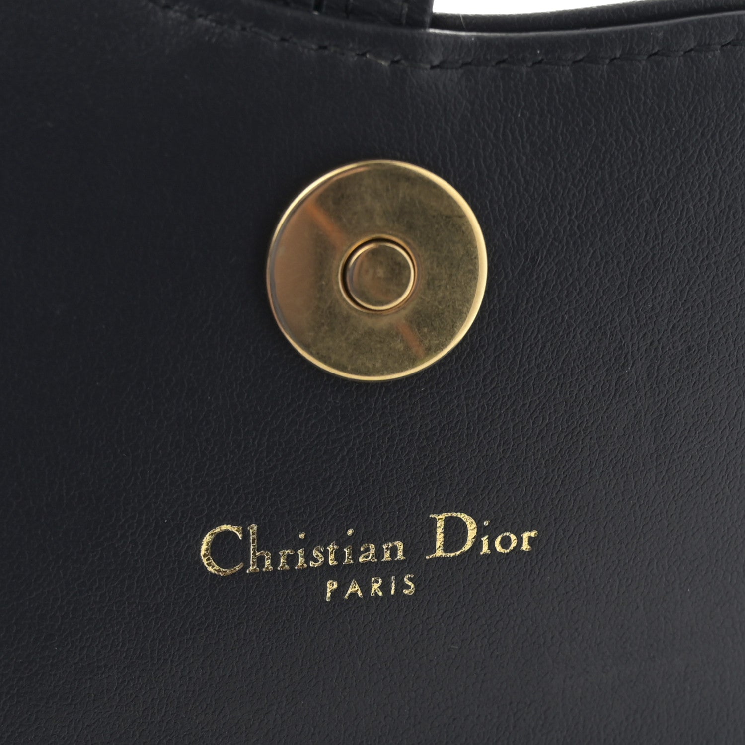 Christian Dior Oblique Denim Small Saddle Pouch With Chain Blue 6 of 11