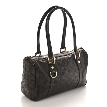 Gucci Guccissima Small Abbey Boston Dark Brown 3 of 10
