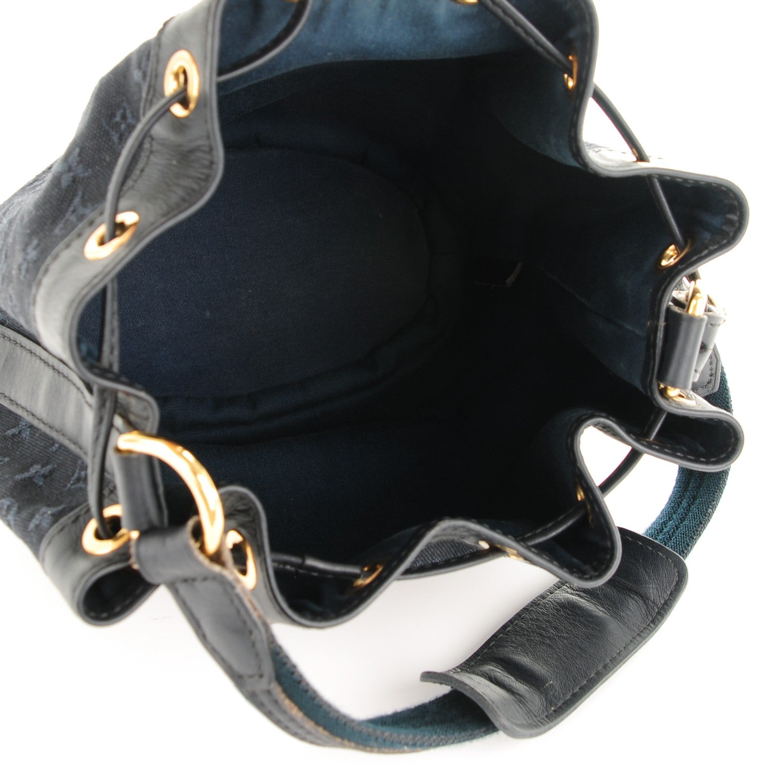 Louis Vuitton Mini Monogram Noelie Blue 5 of 8