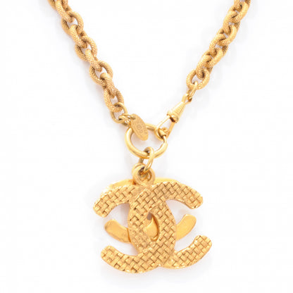 Chanel Double CC Chain Necklace Gold 1 of 5