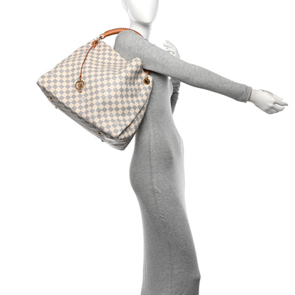 Louis Vuitton Damier Azur Artsy MM 2 of 9