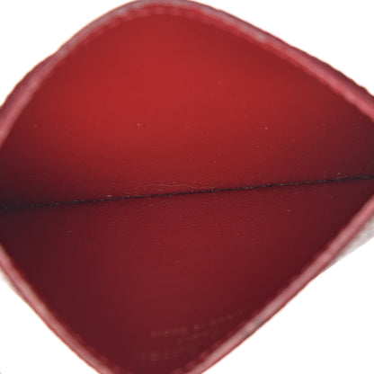 Louis Vuitton Damier Ebene Caissa Card Holder Cherry 5 of 8