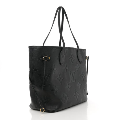 Louis Vuitton Empreinte Monogram Giant Neverfull MM Black 3 of 13