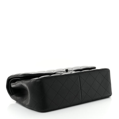 Chanel Lambskin Quilted Jumbo Double Flap So Black 4 of 16