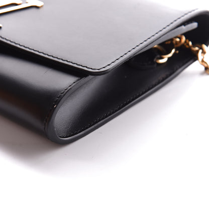 Louis Vuitton Calfskin Chain Louise GM NM Black 6 of 9