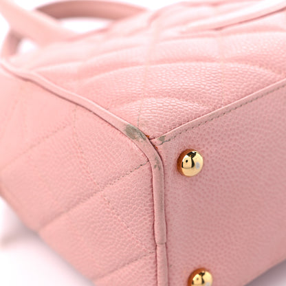 Chanel Caviar Quilted Small Bowler Pink 8 of 16