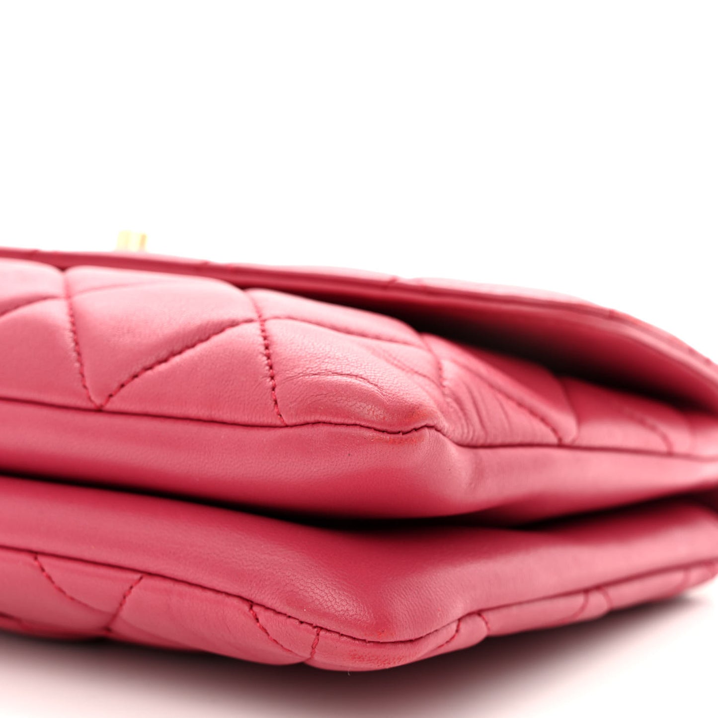 Lambskin Quilted Medium Trendy CC Flap Pink