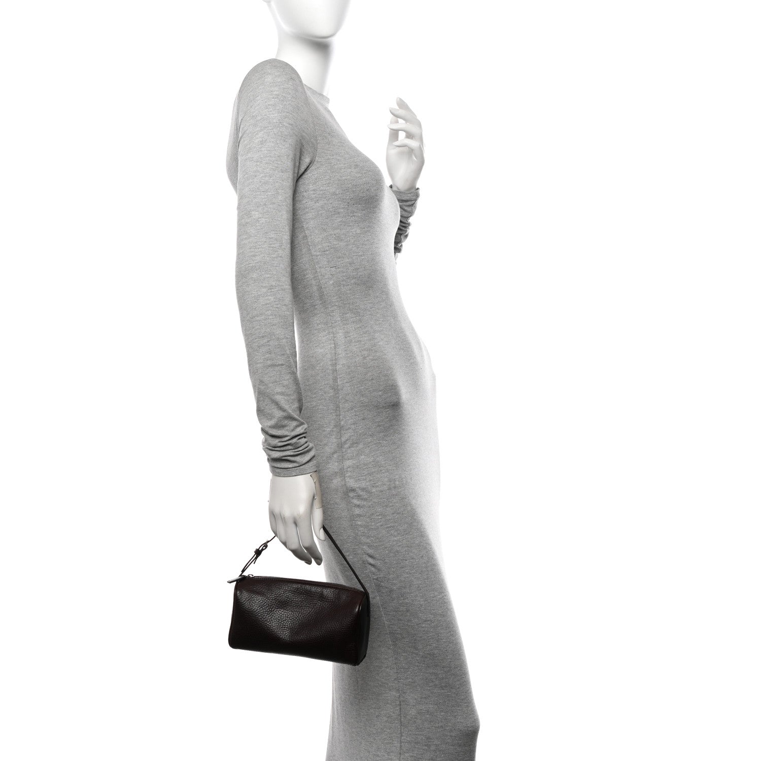 The Row Grained Calfskin 90's Bag Burnt Wood 2 of 9