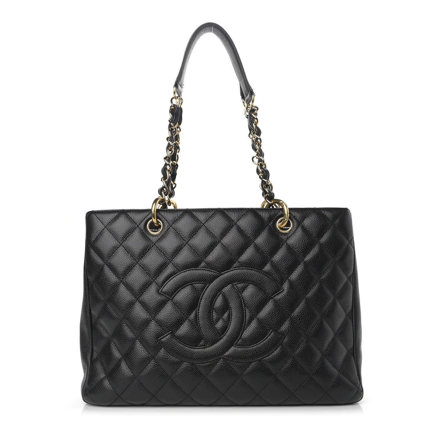 Chanel Caviar Quilted Grand Shopping Tote GST Black 1 of 10