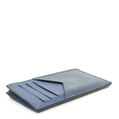 Louis Vuitton Monogram Taiga Coin Card Holder Cobalt 4 of 10