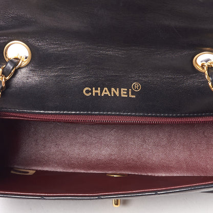 Chanel Lambskin Quilted Small Single Flap Black 6 of 9