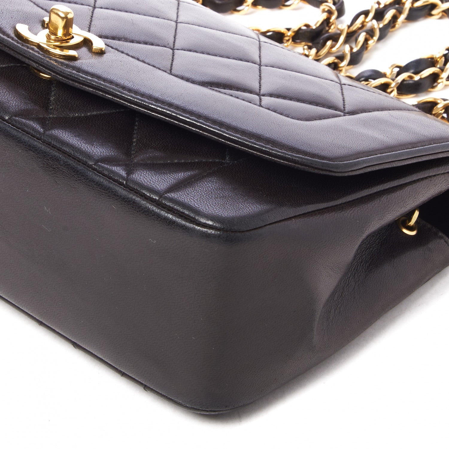 Chanel Lambskin Quilted Small Single Flap Black 4 of 9
