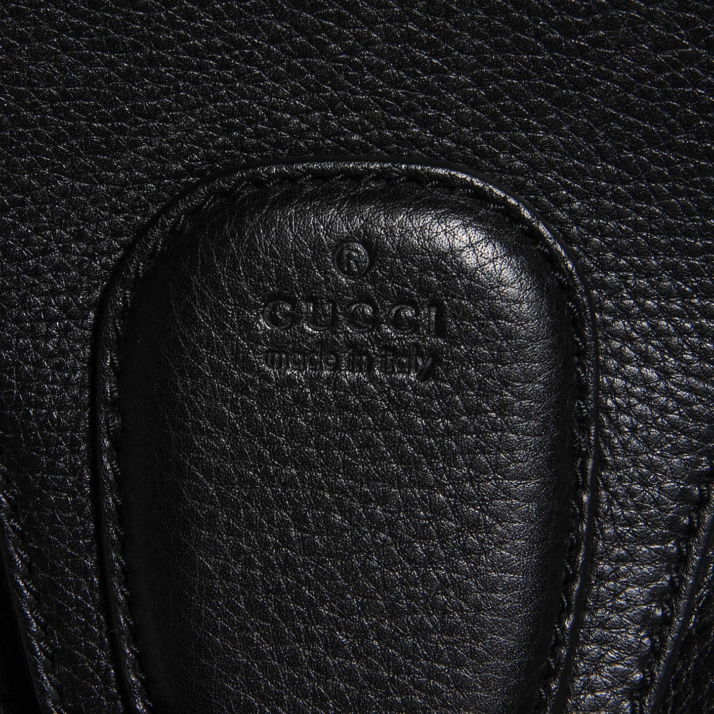 Calfskin Medium Emily Shoulder Bag Black