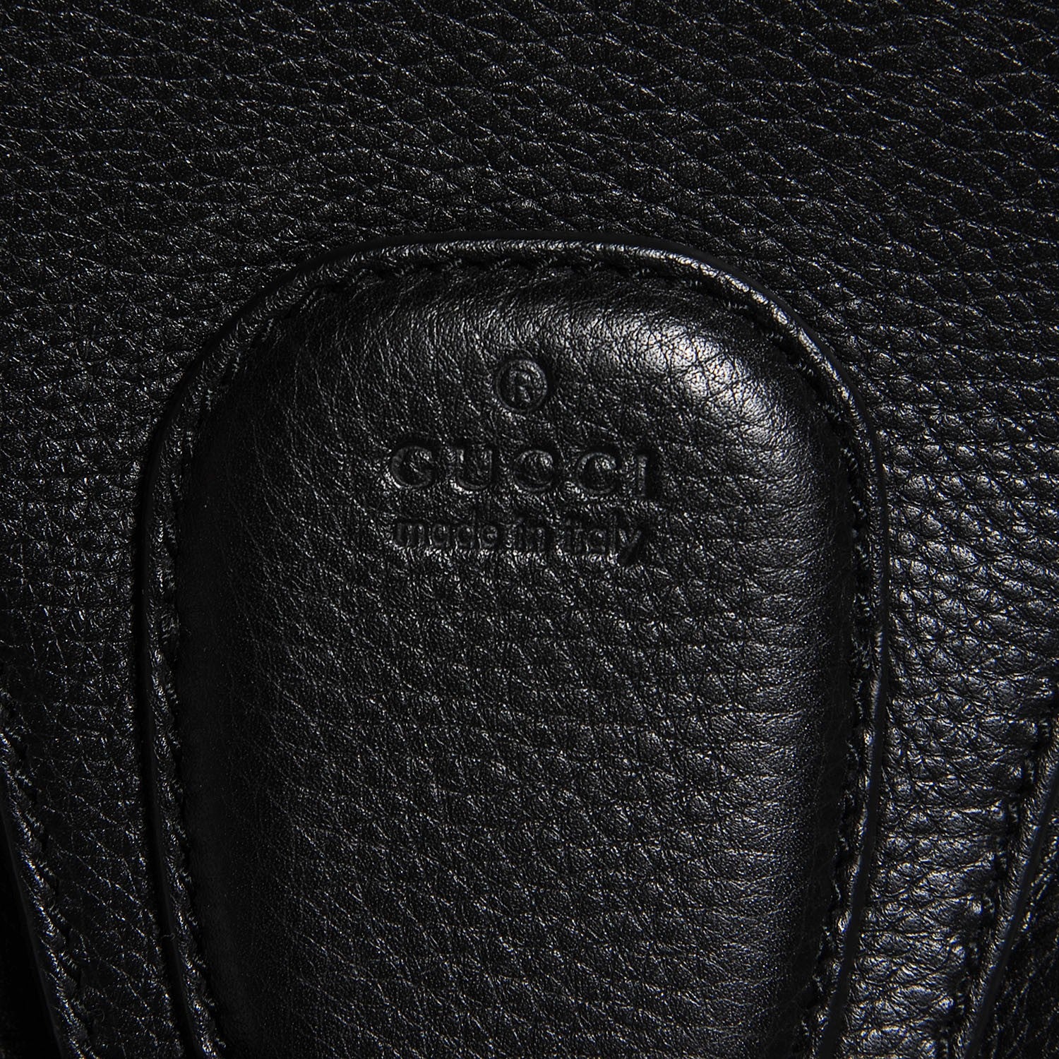 Gucci Calfskin Medium Emily Shoulder Bag Black 5 of 7