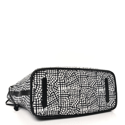 MCM Visetos Large Liz Reversible Shopper Tote Black 7 of 14