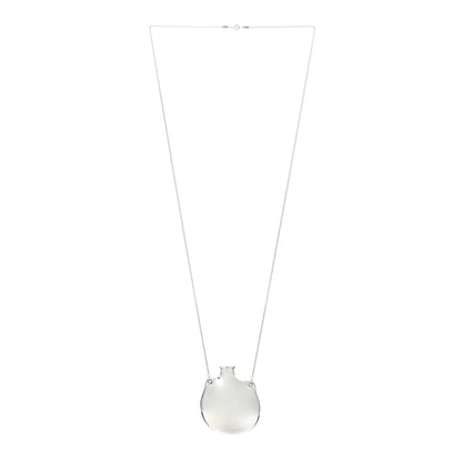 Tiffany Sterling Silver Large Elsa Peretti Open Bottle Pendant Necklace 3 of 4