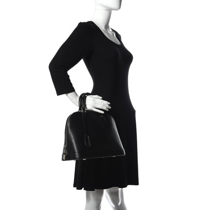 Louis Vuitton Epi Alma PM Black 2 of 9