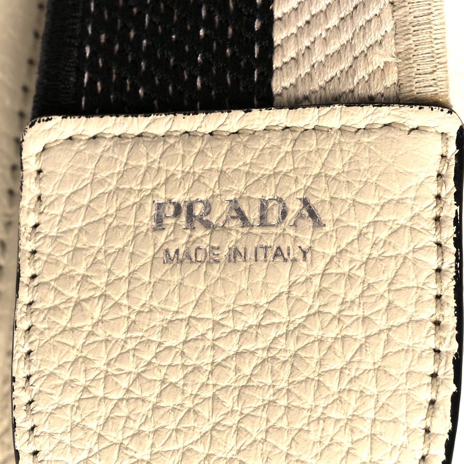Prada Vitello Daino Soft Hobo Messenger Bag White 8 of 11