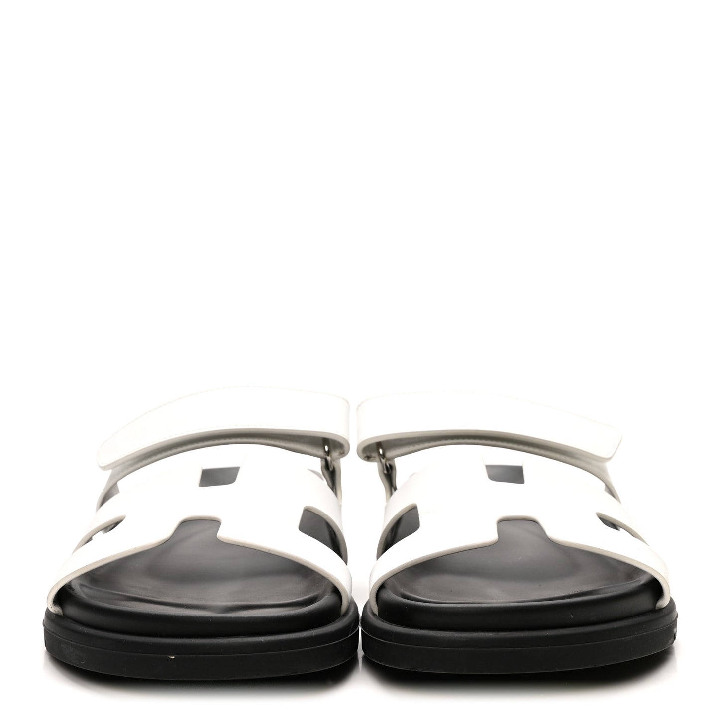Calfskin Womens Chypre Sandals 37 White