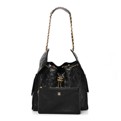 Chanel Caviar Quilted Medium Chanel 25 Handbag Black 3 of 12