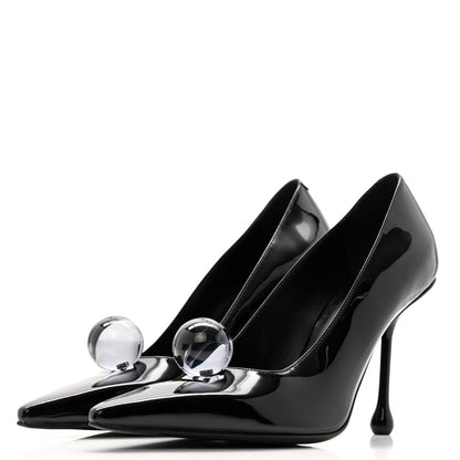 Jimmy Choo Patent Orb 95 Pumps 39.5 Black 4 of 10