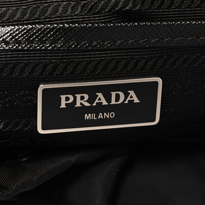 Prada Nylon Vela Medium Backpack Black 7 of 11