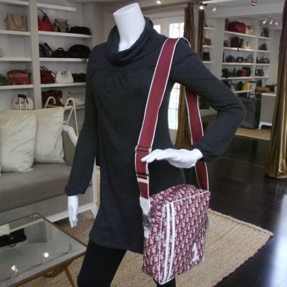 Monogram Trotter Messenger Bag Red