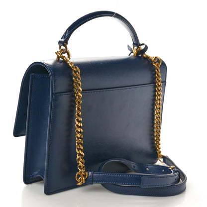 Saint Laurent Calfskin Medium Monogram Sunset Blue Charron 3 of 11