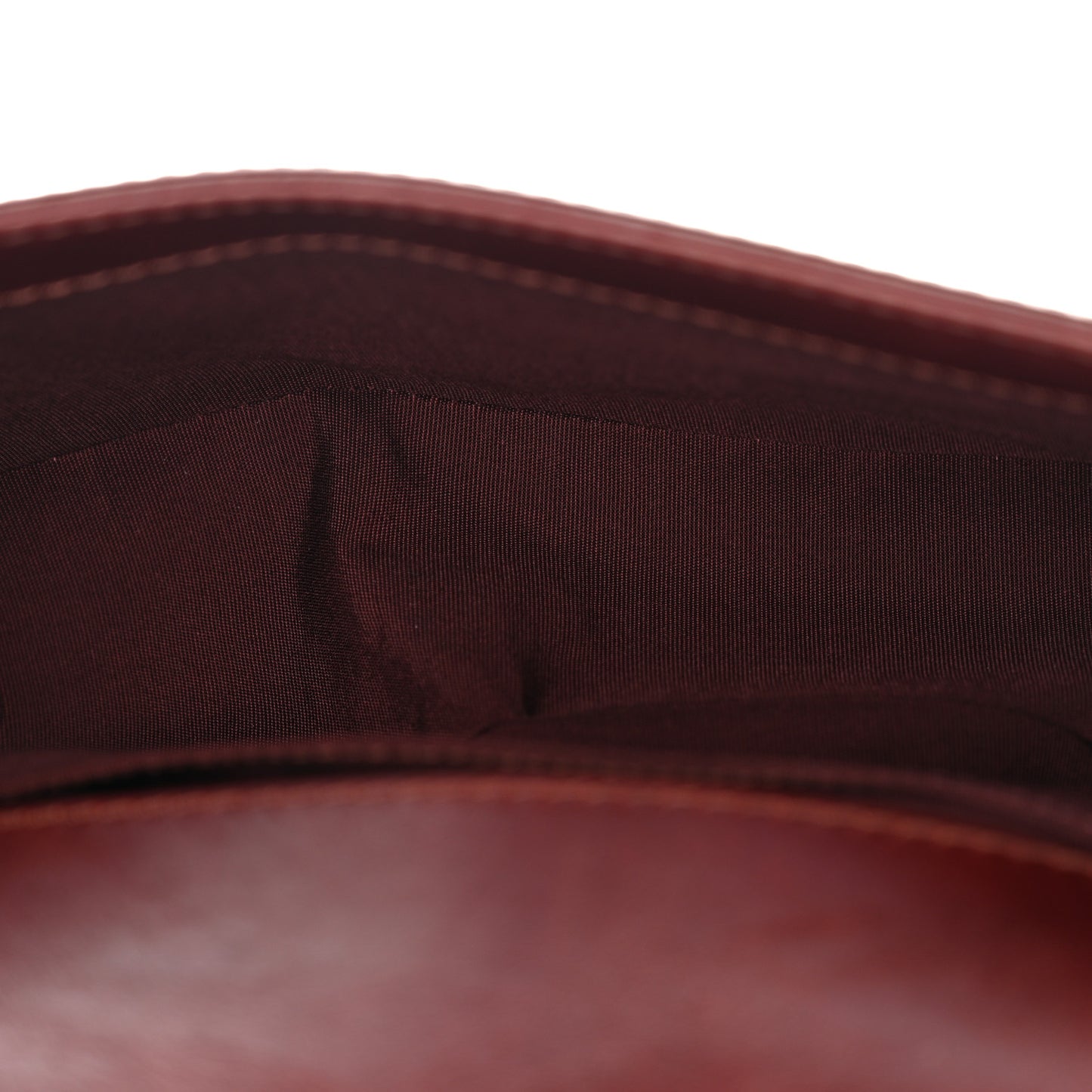 Goatskin Quilted Medium Boy Handle Flap Burgundy