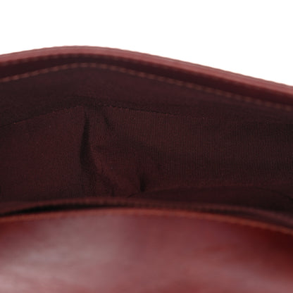 Chanel Goatskin Quilted Medium Boy Handle Flap Burgundy 5 of 9