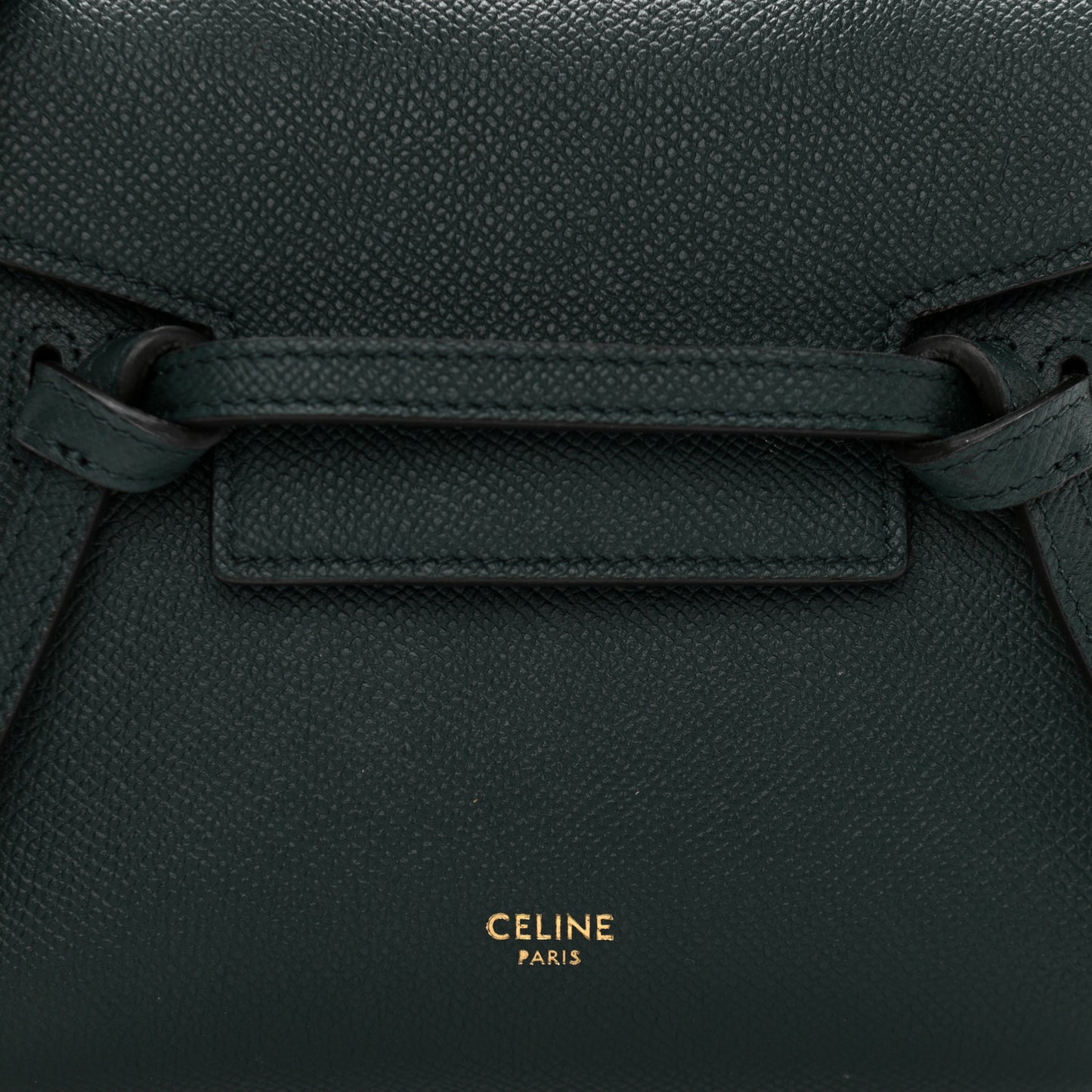 Grained Calfskin Pico Belt Bag Amazone