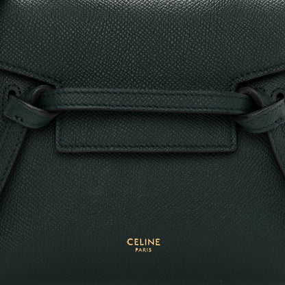 Celine Grained Calfskin Pico Belt Bag Amazone 7 of 9