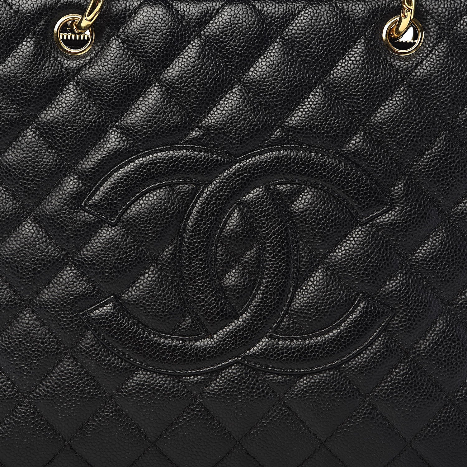 Chanel Caviar Quilted Grand Shopping Tote GST Black 11 of 11