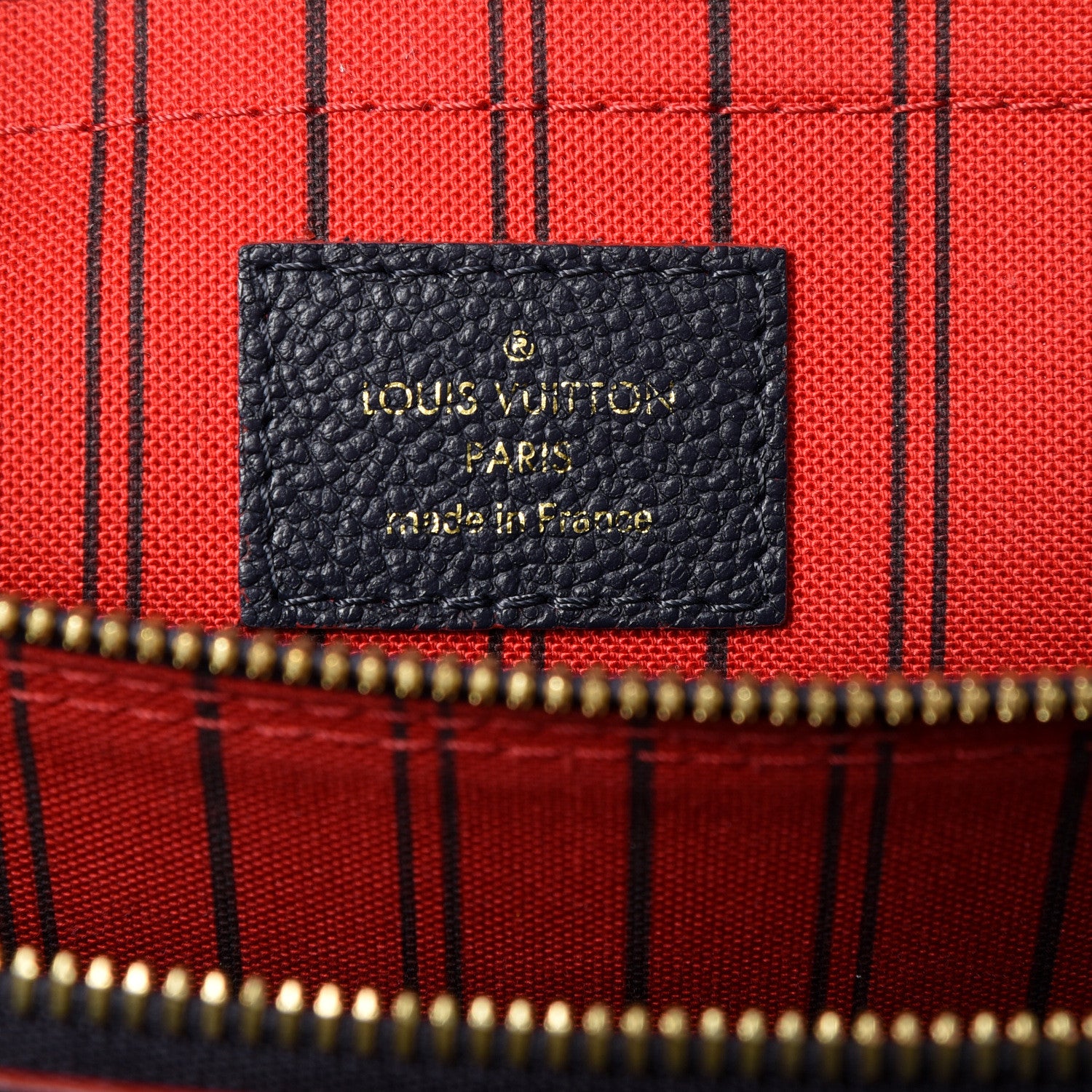 Louis Vuitton Empreinte Montaigne MM Marine Rouge 6 of 13