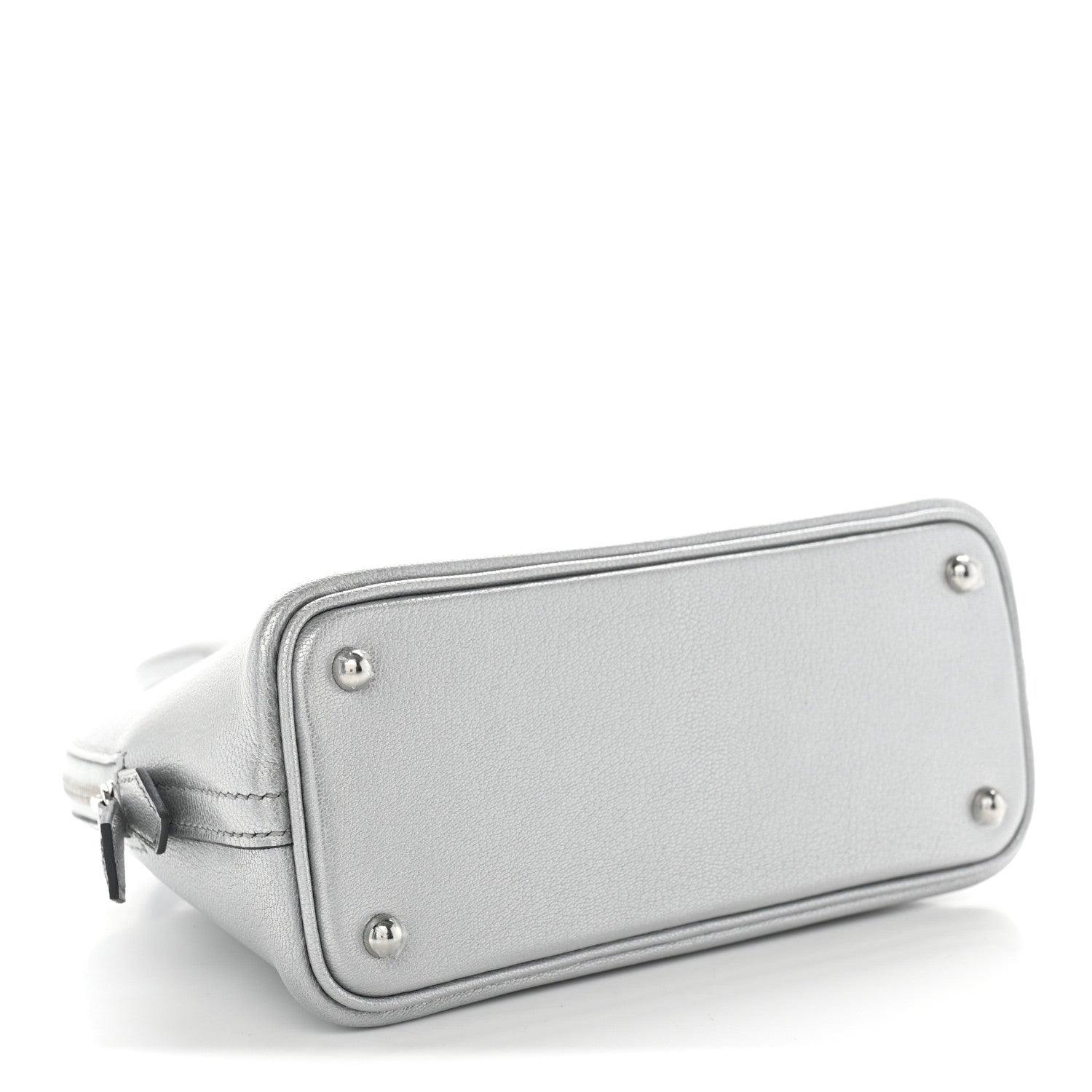 Hermes Metallic Chevre Chamkilight Mini 1923 Bolide Argent 4 of 11