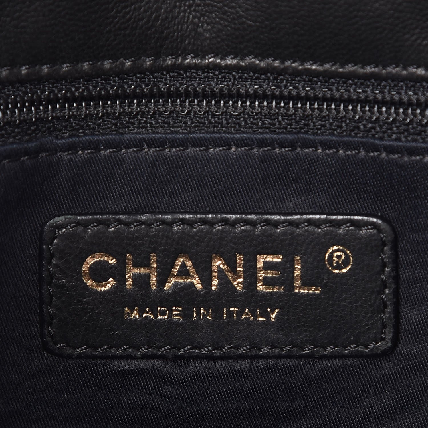 Chanel Lambskin Quilted Medium Cruise Charm Single Flap Black 6 of 7