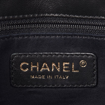 Chanel Lambskin Quilted Medium Cruise Charm Single Flap Black 6 of 7