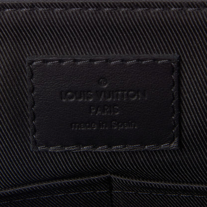 Louis Vuitton Calfskin Aerogram Messenger Black 7 of 7