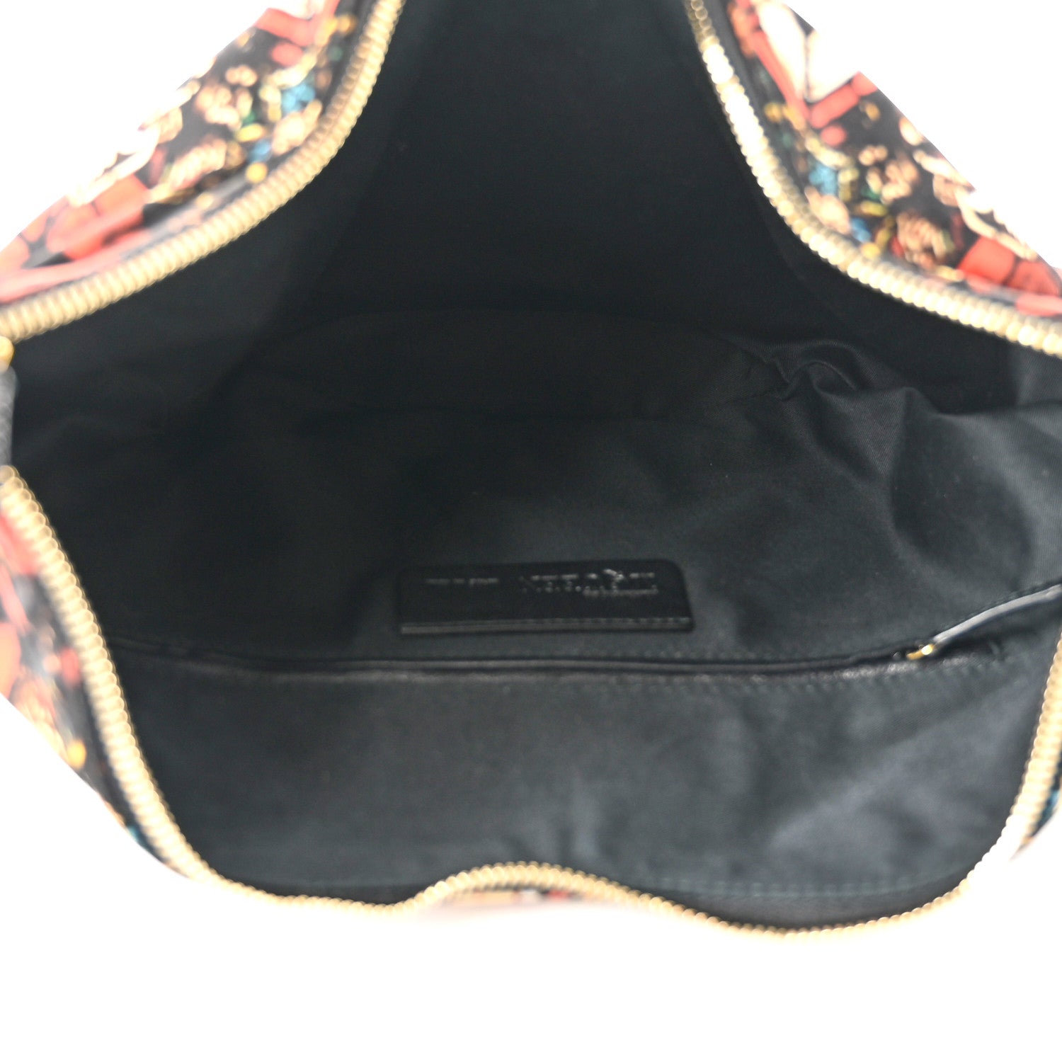 Alexander McQueen Silk Stained Glass De Manta Clutch Black 4 of 6