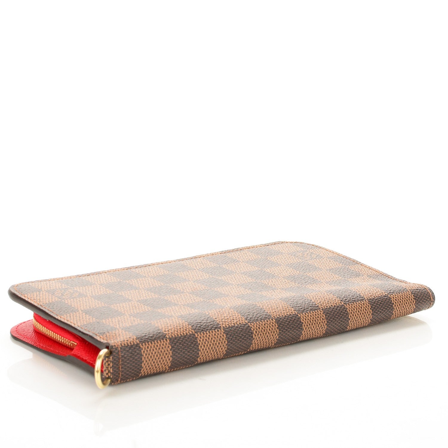 Louis Vuitton Damier Ebene Insolite Wallet Red 4 of 7