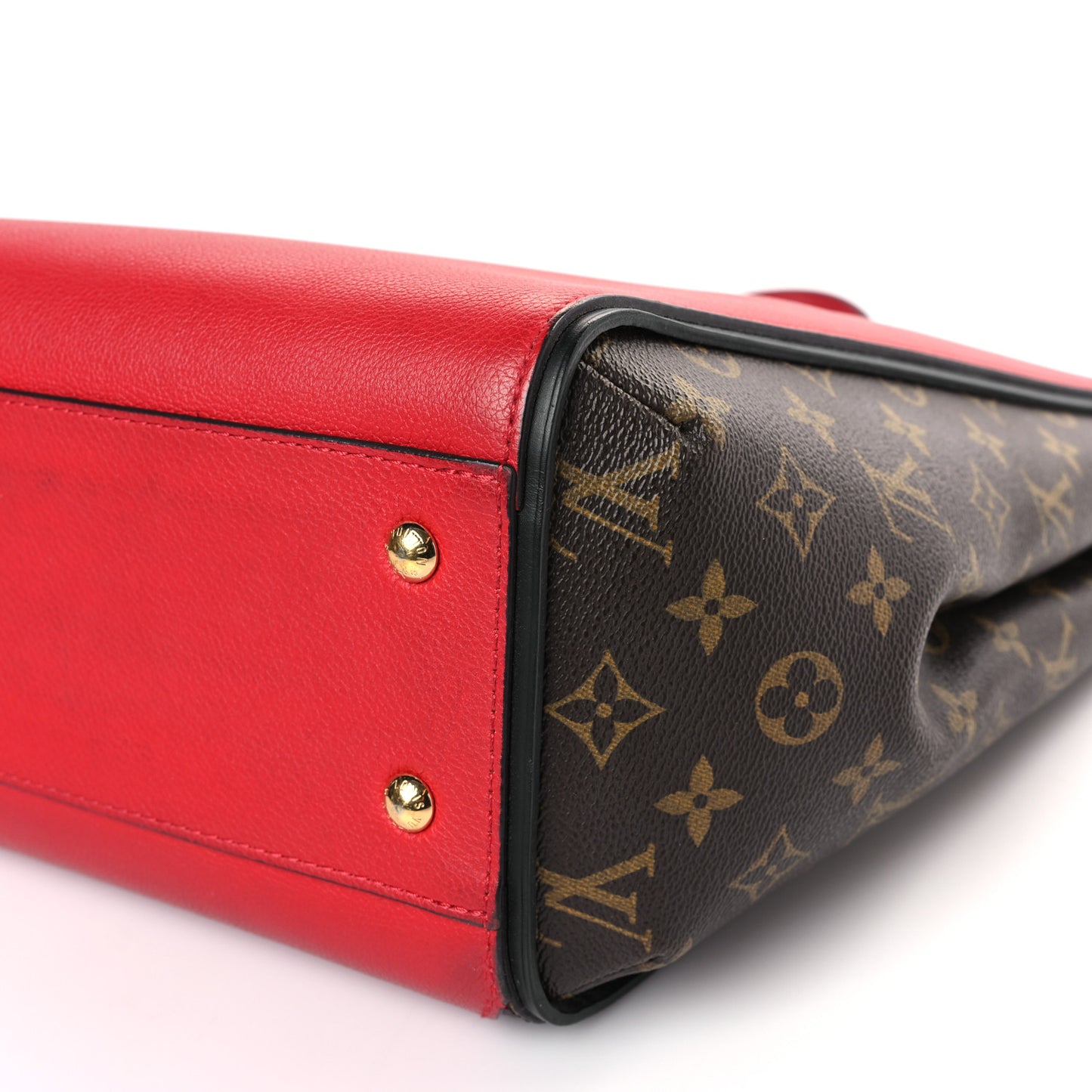 Calfskin Monogram Kimono Tote Cherry