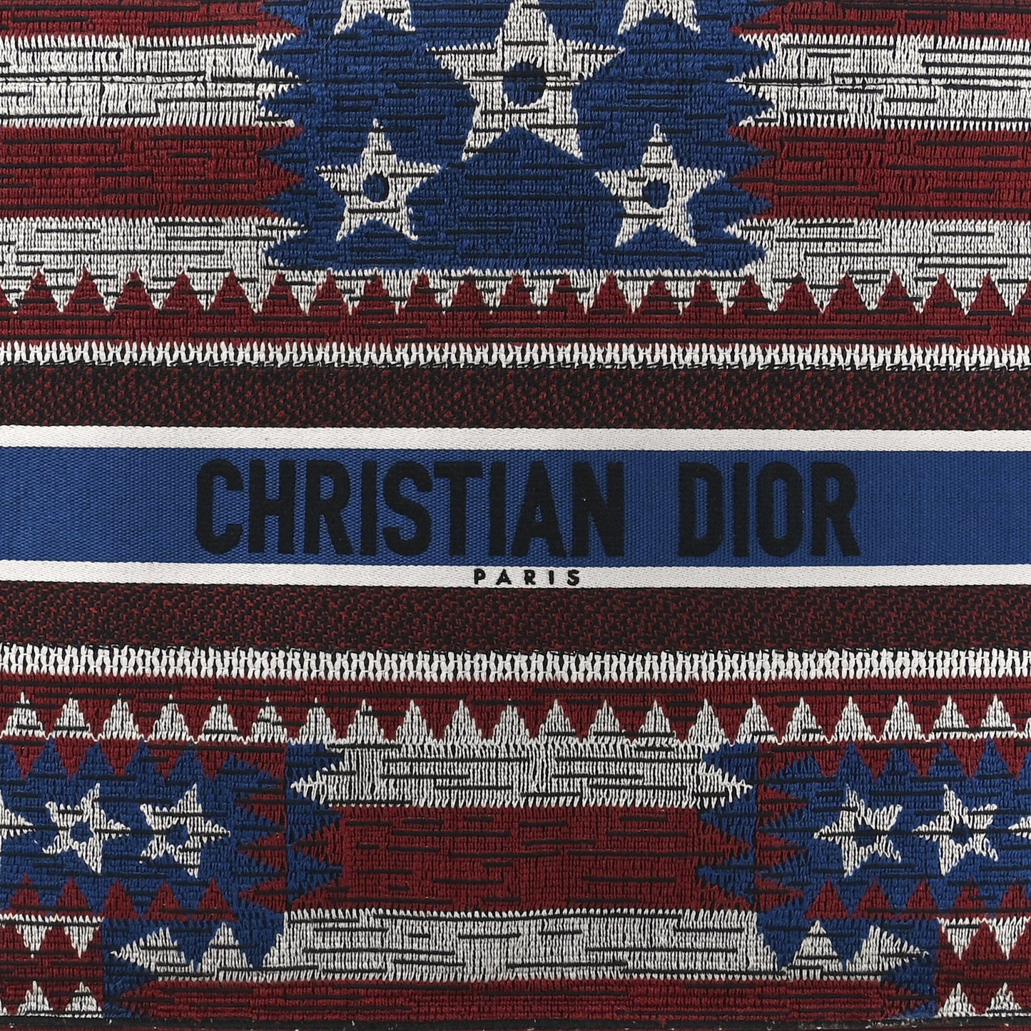 Canvas Embroidered Exclusive US Book Tote Multicolor