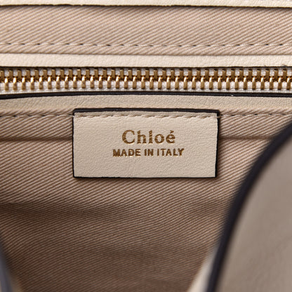 Chloe Suede Calfskin Small Faye Backpack Off White 5 of 12
