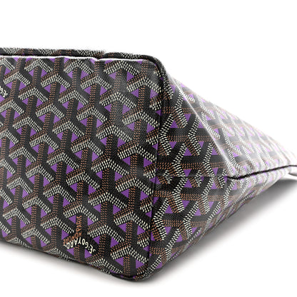 Goyard Goyardine Saint Louis Claire Voie PM Black Purple 9 of 9