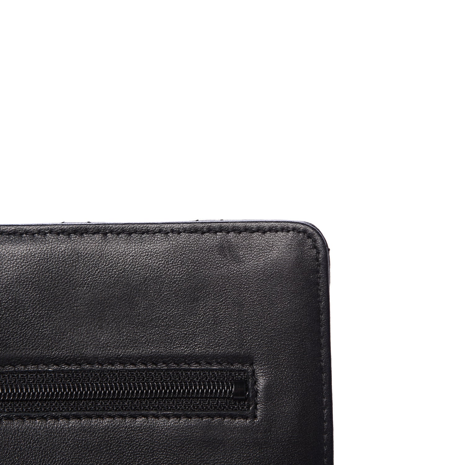 Chanel Lambskin Quilted Wallet On Chain WOC Black 11 of 14