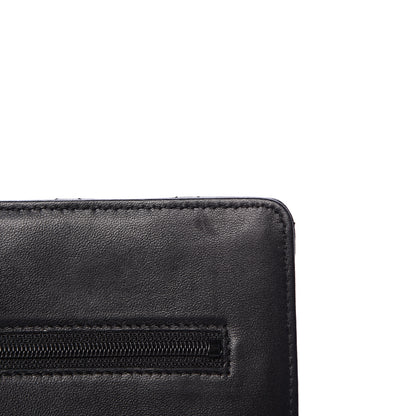 Chanel Lambskin Quilted Wallet On Chain WOC Black 11 of 14