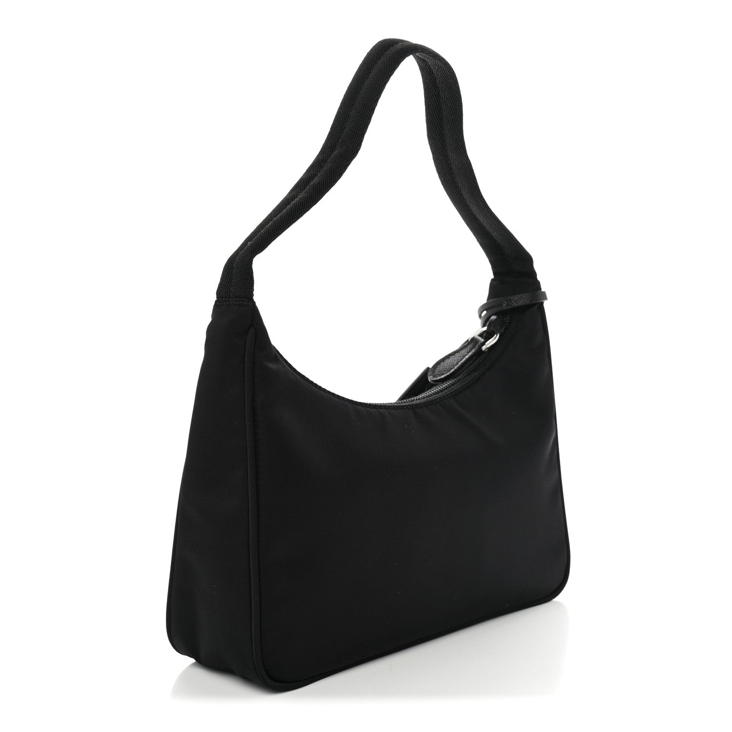 Prada Tessuto Nylon Saffiano Mini Re-Edition 2000 Bag Black 3 of 10