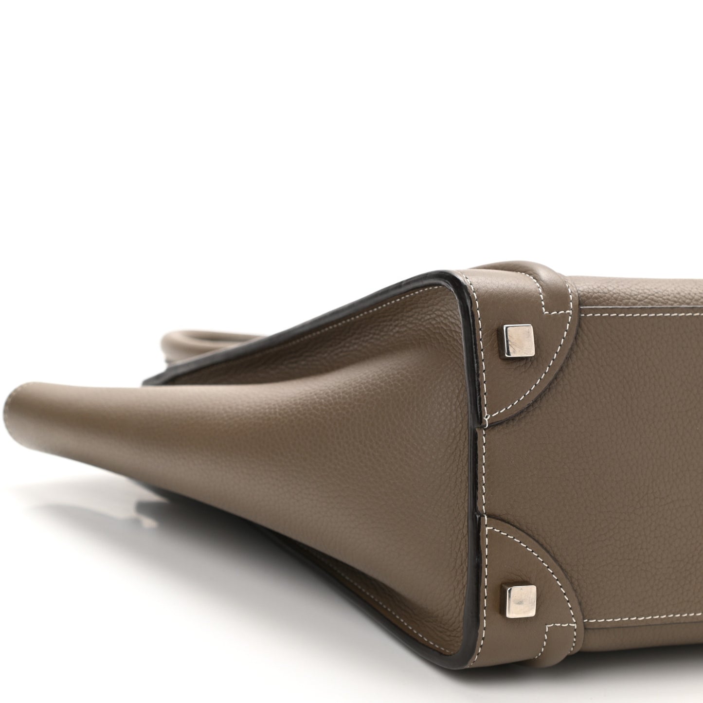 Drummed Calfskin Micro Luggage Souris